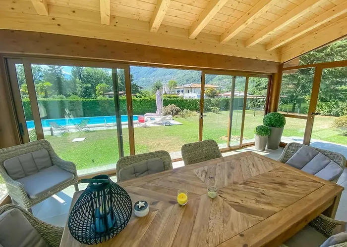 Paradiso-boschetto Mit Pool * Sorico